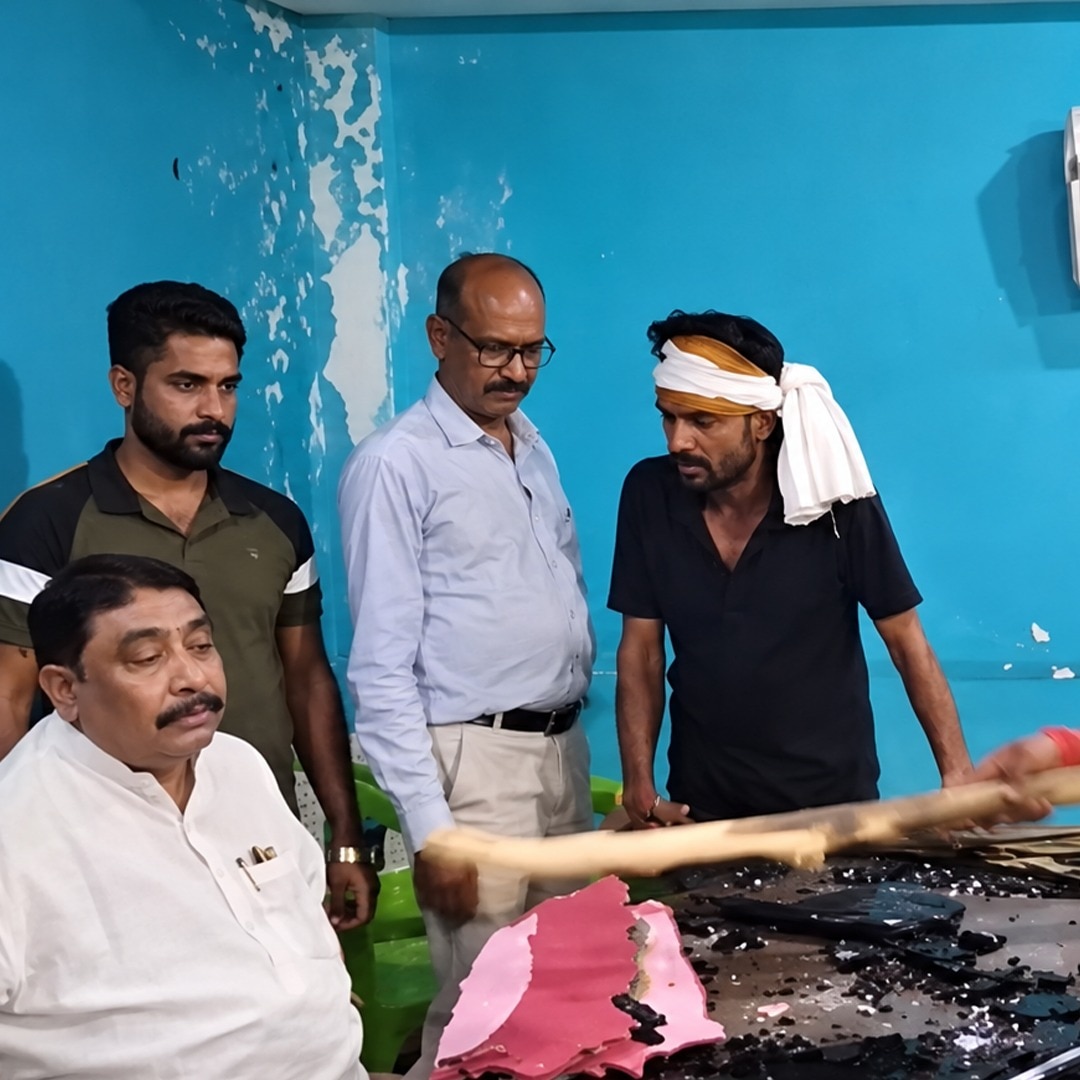 Stick-wielding men storm TMC office, attack Anubrata Mondal, vandalise property