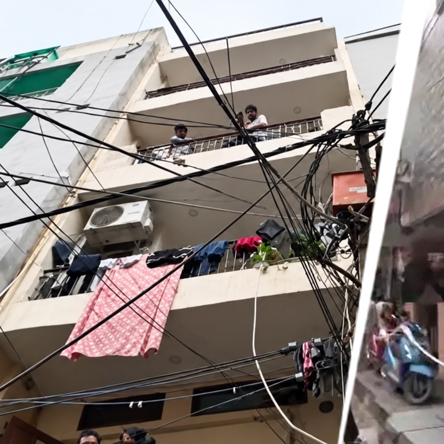 Structures near the collapsed building also show several safety lapses. Structures near the collapsed building also show several safety lapses.