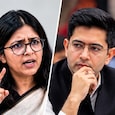 Swati Maliwal, Raghav Chadha and Harbhajan Singh were among the seven AAP Rajya Sabha MPs who joined the BJP. (File) Swati Maliwal, Raghav Chadha and Harbhajan Singh were among the seven AAP Rajya Sabha MPs who joined the BJP. (File)