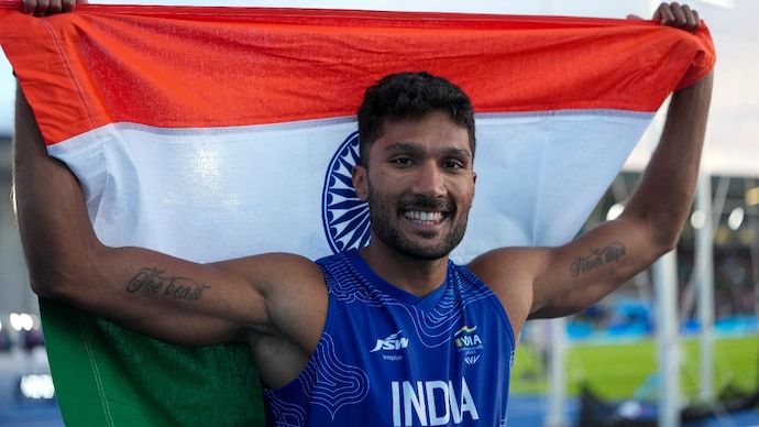Asian Games: Tejaswin Shankar will look to convert his silver in gold in men's decathlon. (PTI Photo) Tejaswin Shankar