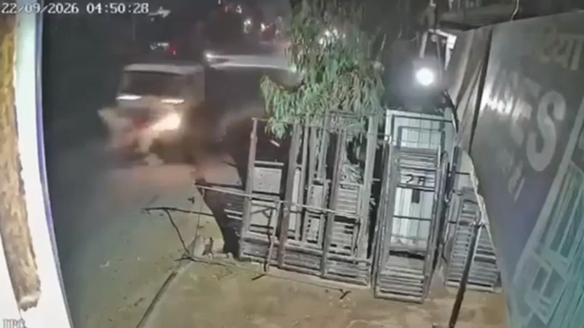 Caught on camera: Truck rams bike in Haryana's Nuh, kills father and 3 children