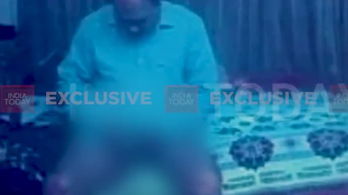 The footage showing granite baron Veeramani was first given to police by Tamil Nadu Congress leader MP Ranjan Kumar. (Photo: India Today) The footage showing granite baron Veeramani was first given to police by Tamil Nadu Congress leader MP Ranjan Kumar. (Photo: India Today)