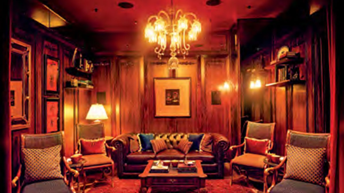 Hyderabad, interiors of Theatre at ZLB23, The Leela Palace Bengaluru