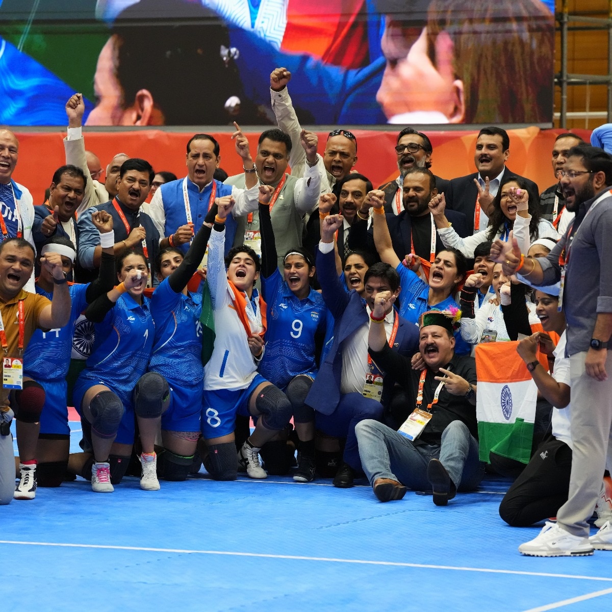 The Indian women's kabaddi team