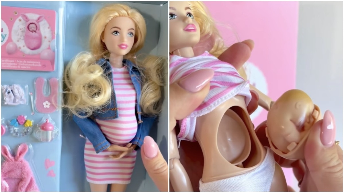 Pregnant doll comes with detachable baby in its belly, internet can't look away