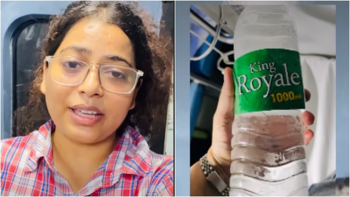 Dad returns with one last bottle of water after dropping daughter at railway station