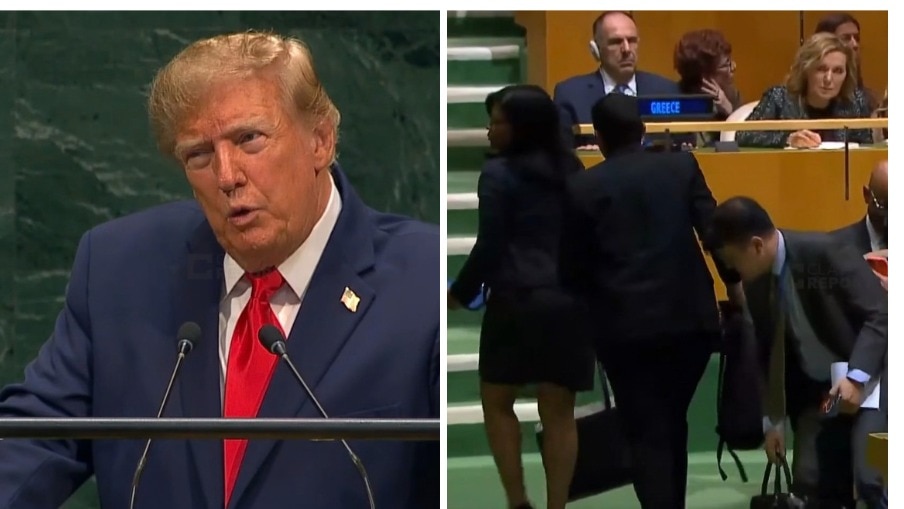 Cuba walks out at UN as Trump calls island an 'absolutely failed state'