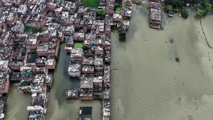 Uttar Pradesh has shifted more than 17,500 people from flood-hit areas. (PTI Photo) UP floods