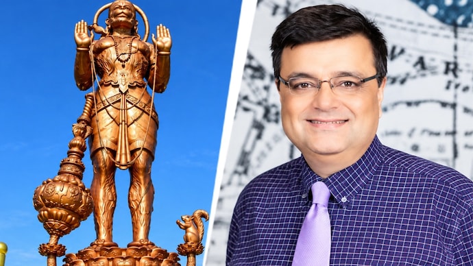 US army veteran Ruchir Bakshi has sharply reacted to the Hanuman statue row US Lord Hanuman Statue