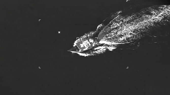 US missile struck boat in Caribbean sea
