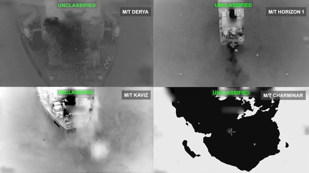 US says it destroyed five Iranian tankers in response to IRGC attacks