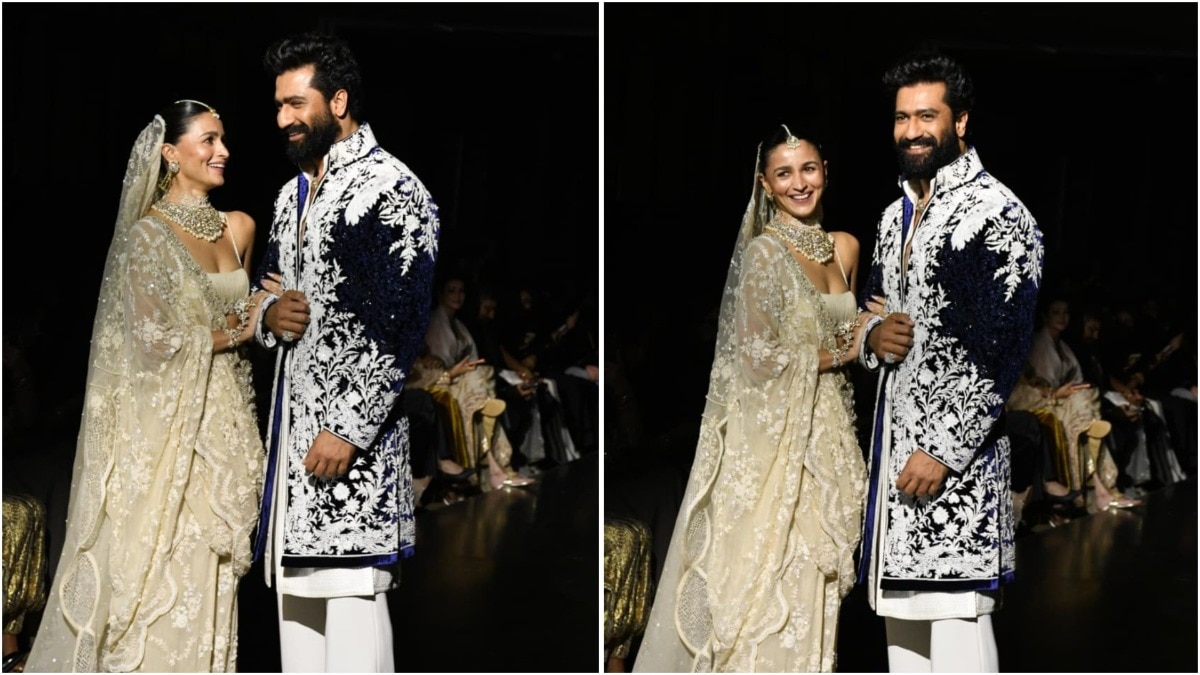 Vicky, Alia tease Love & War chemistry at Manish Malhotra's Mijwan fashion show