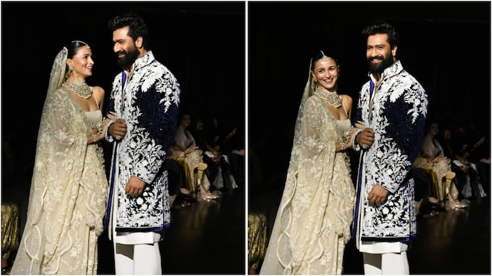 Vicky, Alia tease Love & War chemistry at Manish Malhotra's Mijwan fashion show Vicky, Alia tease Love & War chemistry at Manish Malhotra's Mijwan fashion show