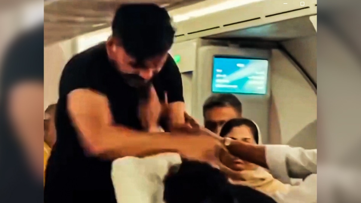 Video: T-shirt torn, punches fly as passengers brawl on Dhaka-London flight