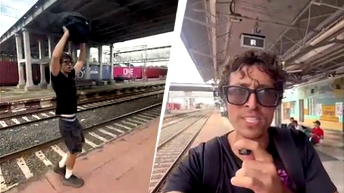 Tourist stages unique protest for cloak room at Maharashtra station, rates city 10/10