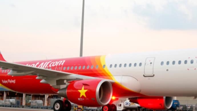 A Vietjet Airlines flight from Ho Chi Minh City to Colombo was diverted to Chennai Airport on Tuesday night. ( Photo- Vietjetair.com)