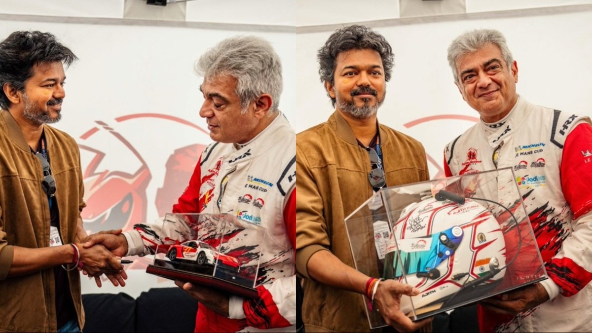 CM Vijay gifts miniature race car to 'lovely brother' Ajith in new Silverstone pics