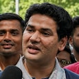 Vijeta Dahiya participated in the New Delhi's Jantar Mantar protest led by Cockroach Janta Party as its spokesperson, but was later ousted by the outfit. (Image: PTI) Vijeta Dahiya participated in the New Delhi's Jantar Mantar protest led by Cockroach Janta Party as its spokesperson, but was later ousted by the outfit. (Image: PTI)
