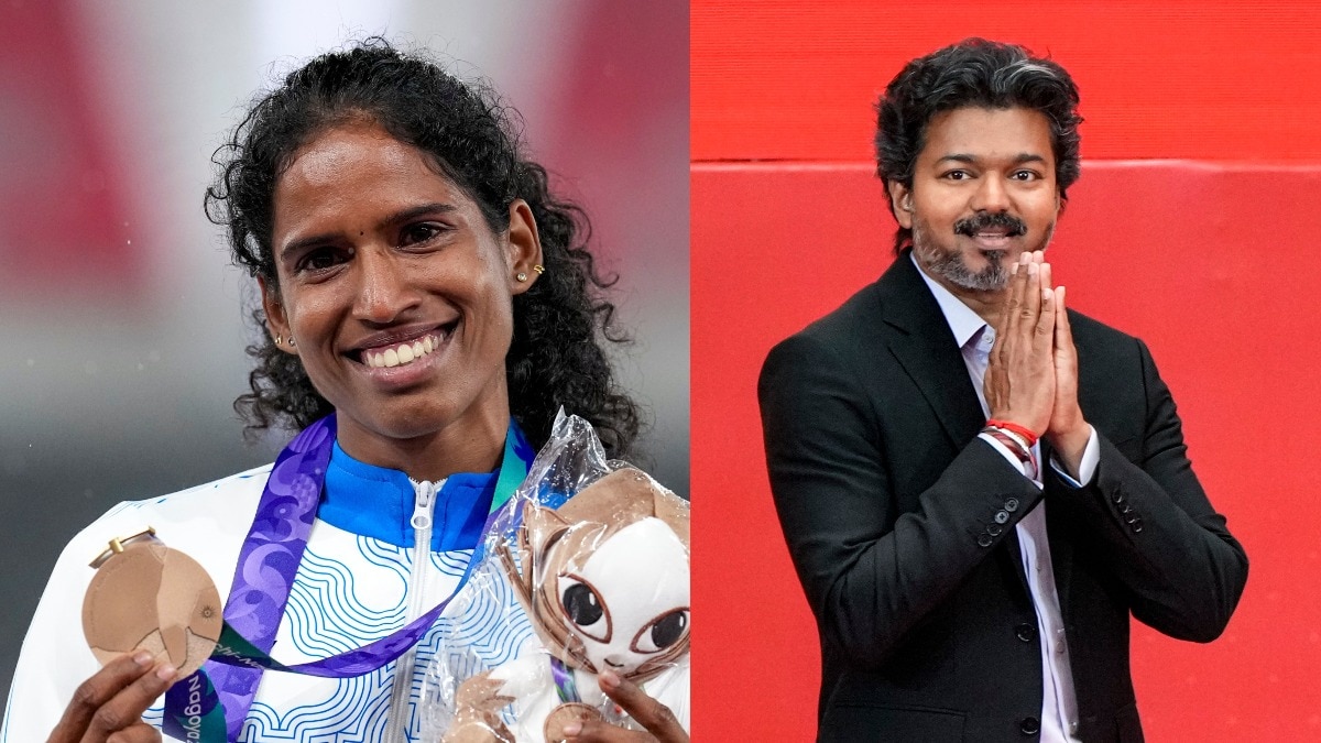 CM Vijay rewards Vithya Ramraj Rs 30 lakh after historic Asian Games bronze