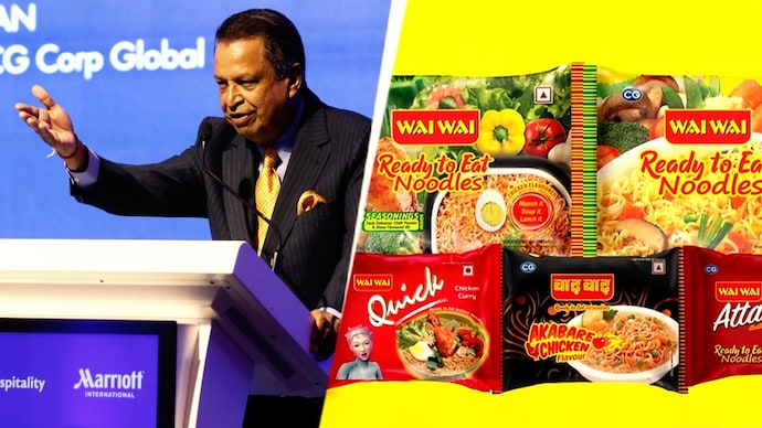Raid at a factory of CG Foods India in Rajasthan, which is part of CG Corp Global, led by Binod Chaudhary, Nepal's only billionaire famous for the Wai-Wai instant noodle brand. (Photo: Getty Images) wai wai binod chaudhary fssai bhujia cracks down