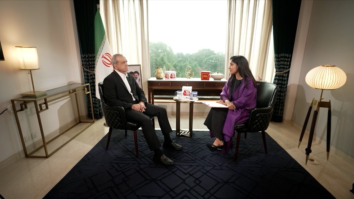 Pezeshkian Exclusive: Iran President Calls US, Israel "Real Terrorists" | India Today Global