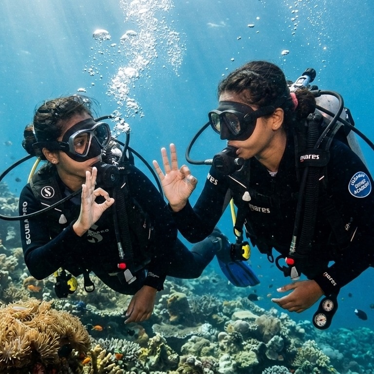 What scuba diving teaches students about fear, focus, teamwork and confidence