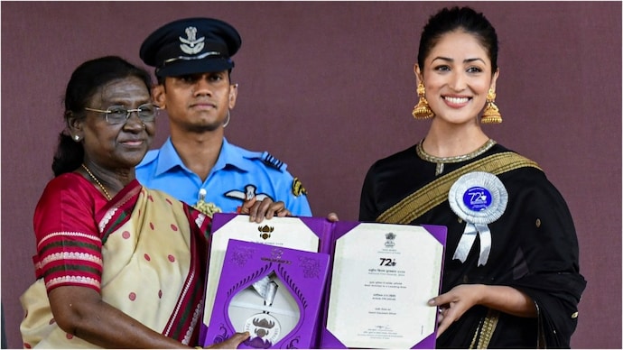 Yami Gautam wins Best Actress for Article 370, calls it a ‘big honour’ (Photo: PTI) Yami Gautam