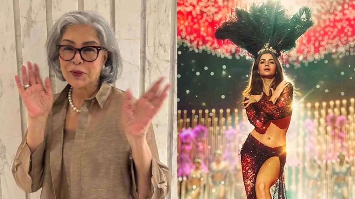 Zeenat Aman approves Alia Bhatt's cabaret-inspired look. Love & War star responds