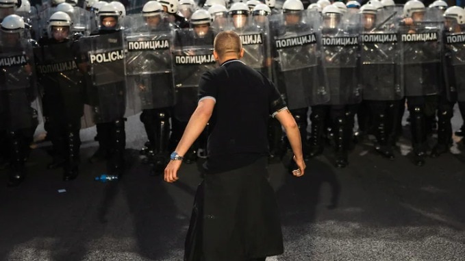 Free textbooks, furious students and a political upset that shook Serbia