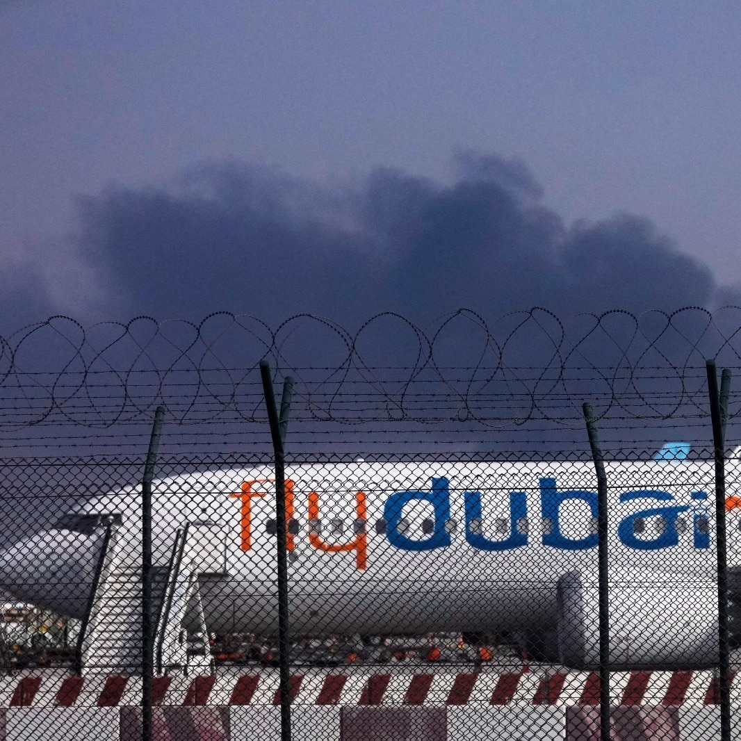 A FlyDubai plane parked at Dubai International Airport. (Image: AP)