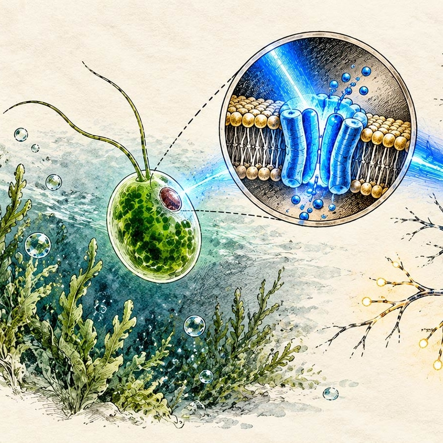 How a brainless green speck gave scientists a light switch for memories and sleep