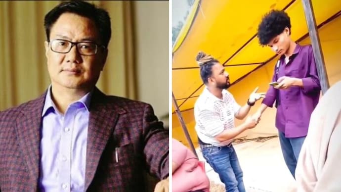 A video showing influencer Amir Shokeen making racially derogatory remarks against a youth from Tripura went viral on social media. A video showing influencer Amir Shokeen making racially derogatory remarks against a youth from Tripura went viral on social media.