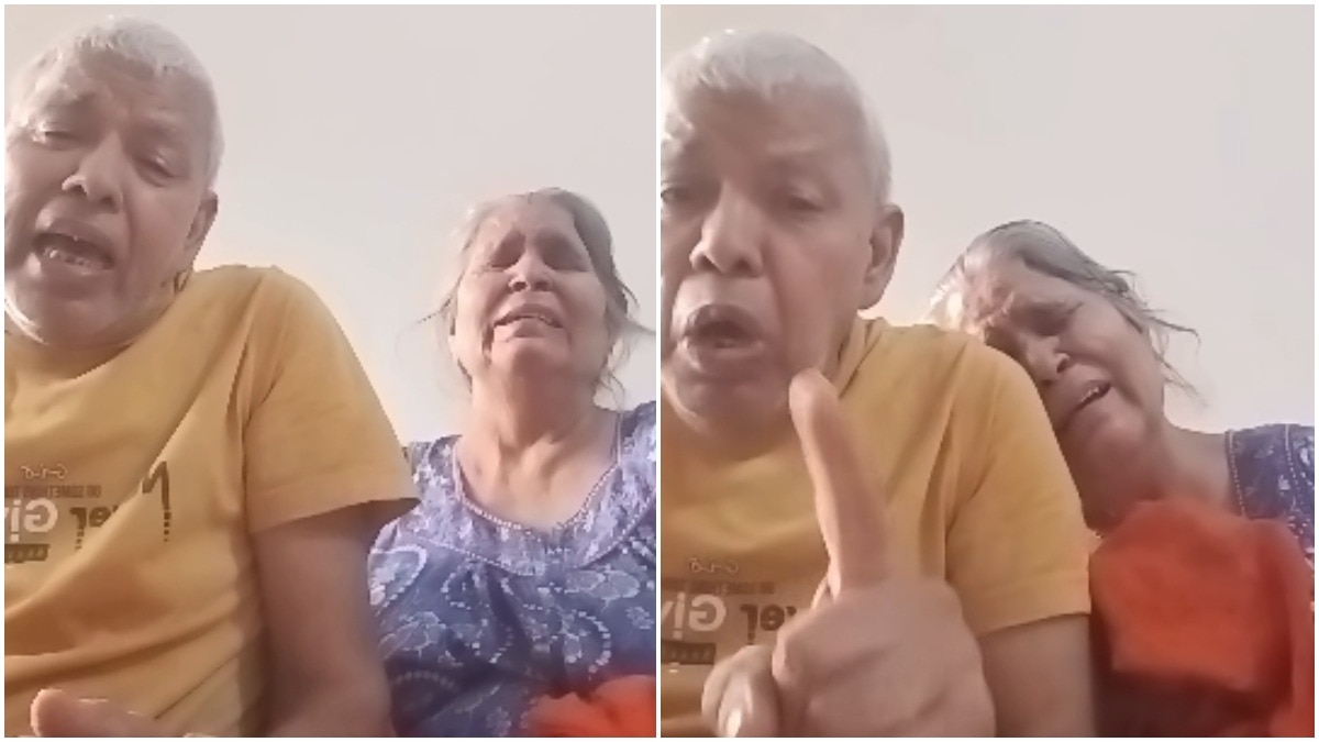 Agra elderly couple says son, daughter-in-law threw them out of house; police reacts