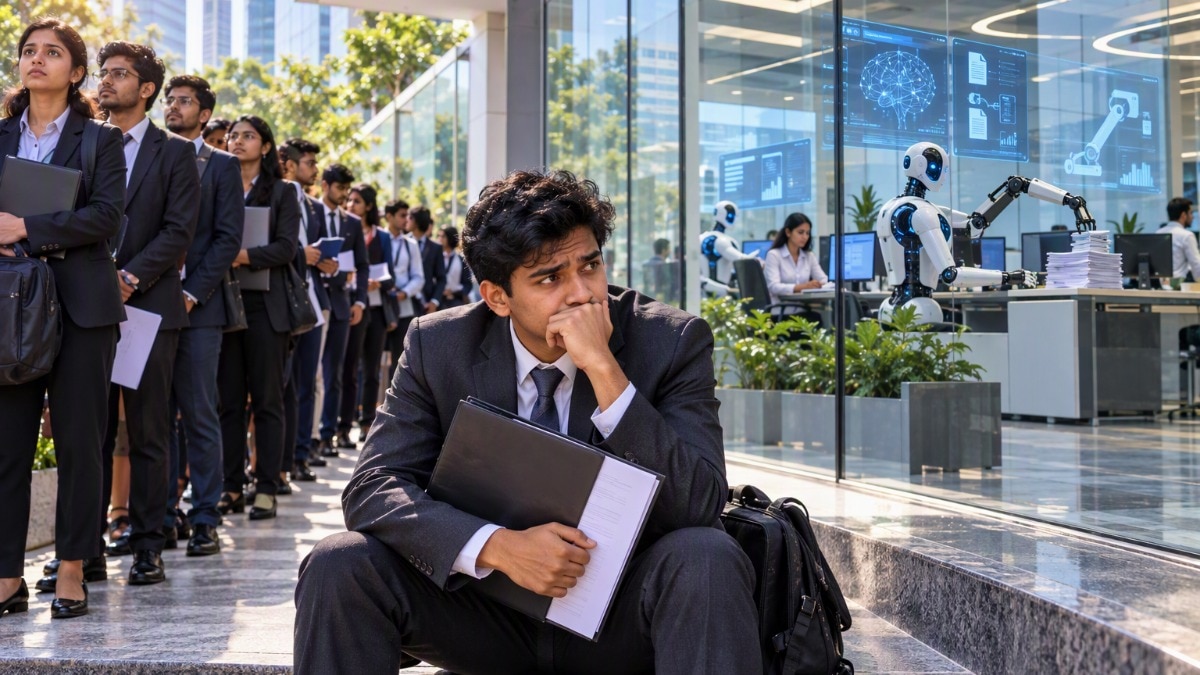 No job after degree: Indian students struggling to find entry-level jobs as automation takes place