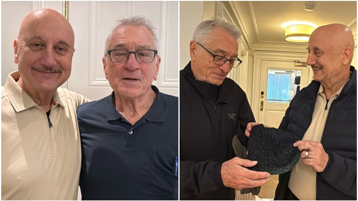 Robert De Niro invites Anupam Kher home, gifts him a keepsake of their friendship