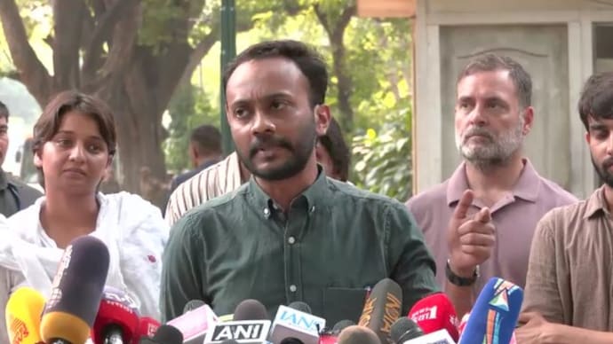 Arjun made the allegations during a press conference addressed by Leader of Opposition in the Lok Sabha Rahul Gandhi on Wednesday. (Screen grab)