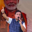 Assam Chief Minister Himanta Biswa Sarma addresses a public rally in support of party candidate Devasish Sharma ahead of the Nagaon Lok Sabha by-election. (Photo: PTI) Assam Chief Minister Himanta Biswa Sarma addresses a public rally in support of party candidate Devasish Sharma ahead of the Nagaon Lok Sabha by-election. (Photo: PTI)