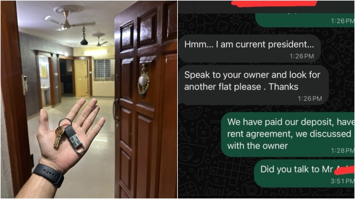 Bengaluru man's flat hunt ends with keys in one hand, 'please vacate' text in other