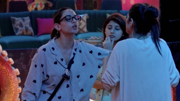 The latest episode of Bigg Boss 20 saw a clash between Uditi Singh and Love Gill. (Credit: JioHotstar) Bigg Boss 20