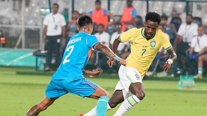 India fight hard but Brazil emerge 4-0 winners (PTI Photo) Brazil vs India