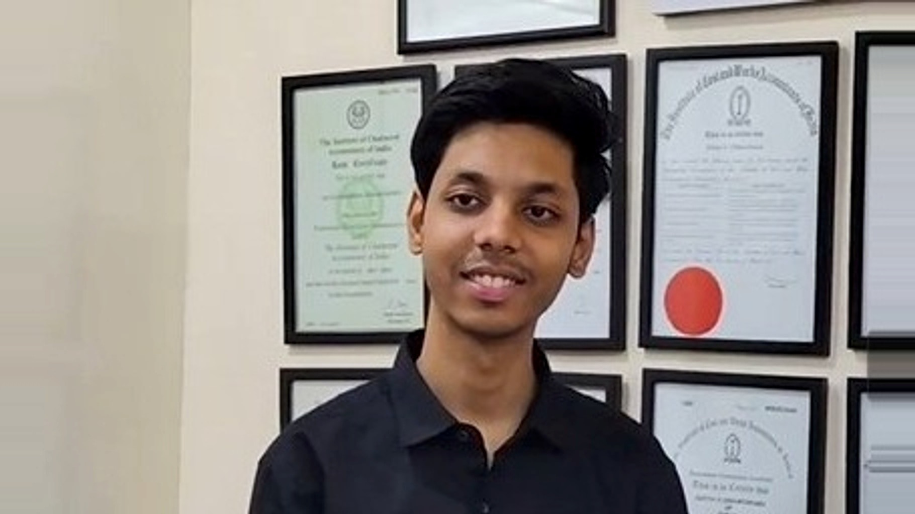 He stayed off Instagram and studied 10 hours a day to secure CA Inter AIR 3