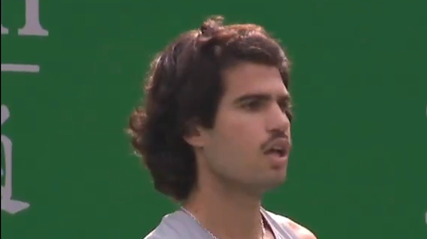 Carlos Alcaraz Unveils New Moustache at Shanghai Masters