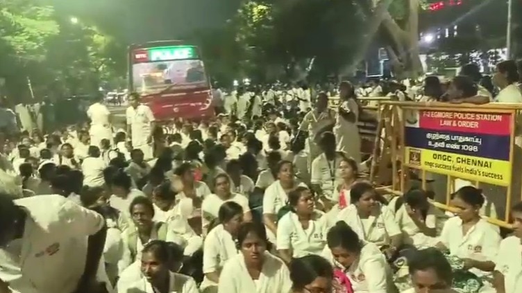 Invited for talks, then arrested: Protesting nurses accuse Vijay govt of betrayal
