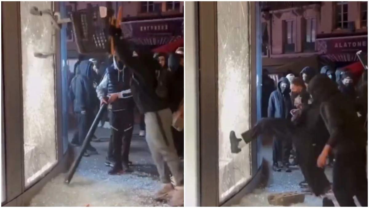 Chinese glassmaker finds unlikely publicity as French protesters fail to smash window