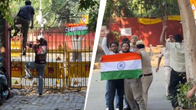 CJP leaders Das, Ranka, Shinde placed under preventive arrest over Jantar Mantar entry (Screen grabs)