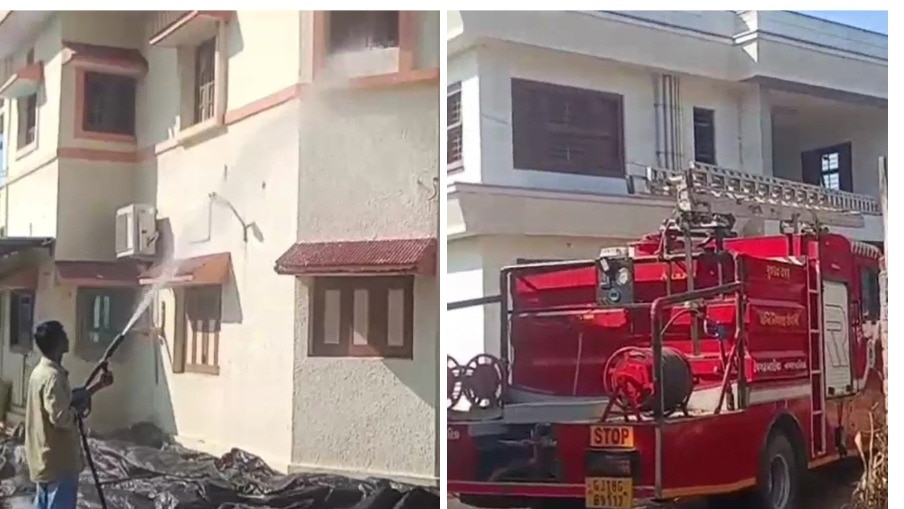 Video: Fire brigade tanker used to wash Gujarat MLA's home, row erupts