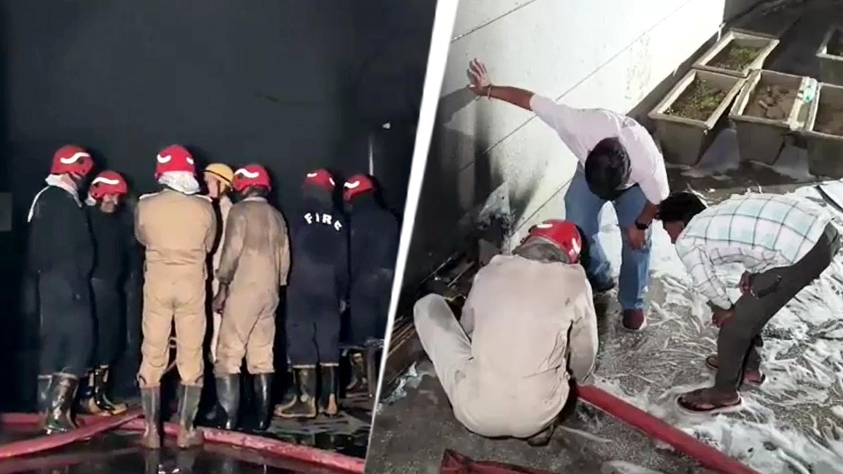 4 killed as fire engulfs multiple floors of shoe factory in Delhi's Mangolpuri