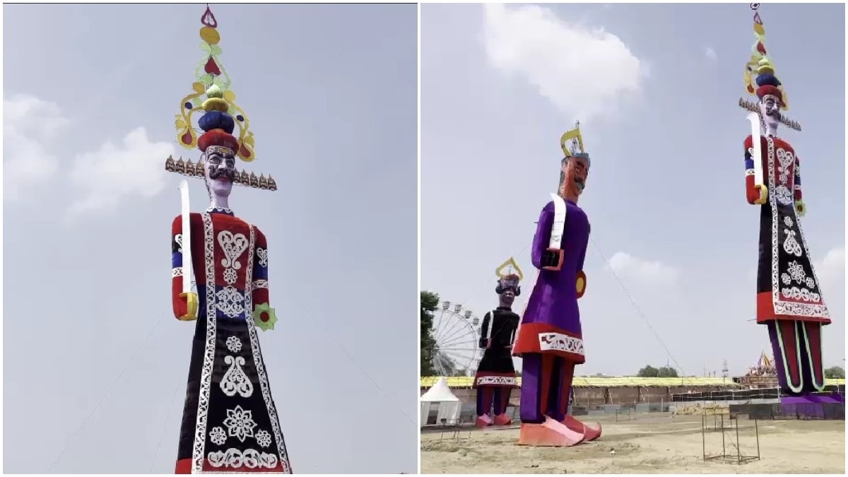 Delhi's 221-foot Ravana is ready for Dussehra, after 3 months of work by 120 artisans