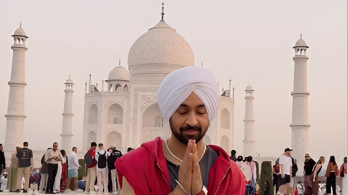 It's all about love: Diljit Dosanjh visits Taj Mahal ahead of Delhi concert