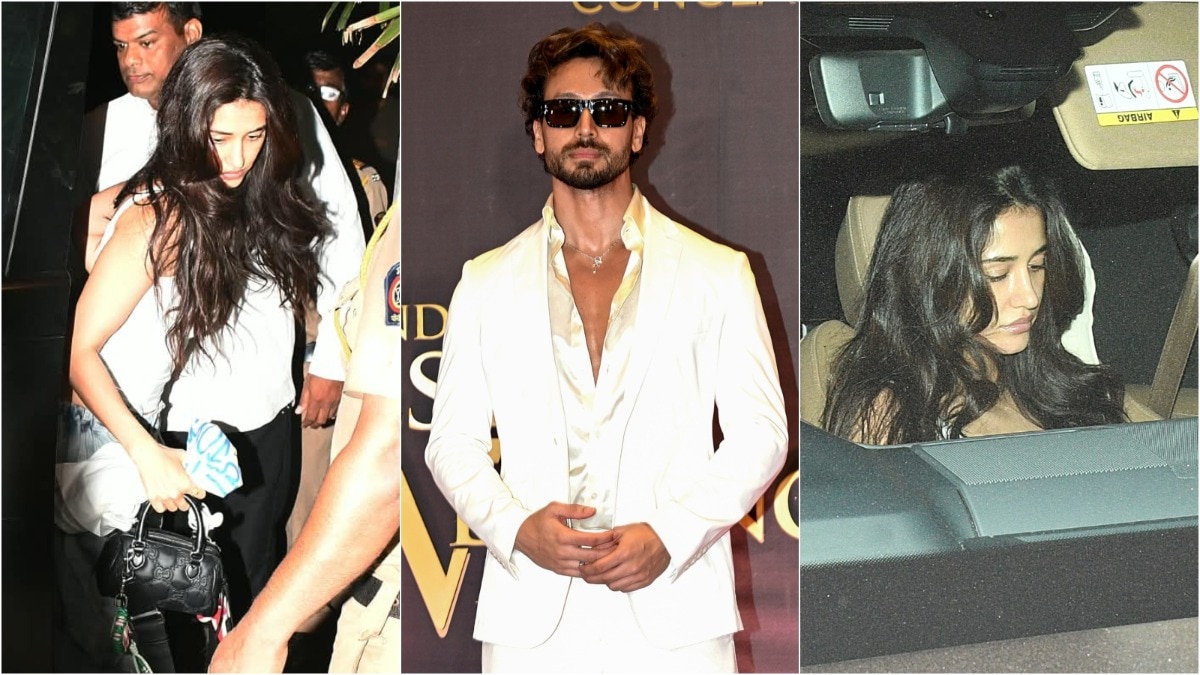 Disha Patani rushes to Tiger Shroff's house hours after firing in Mumbai. Video
